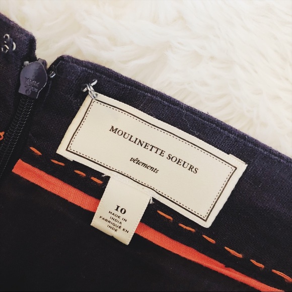 Anthropologie Embroidered Pencil Skirt - Picture 3 of 8